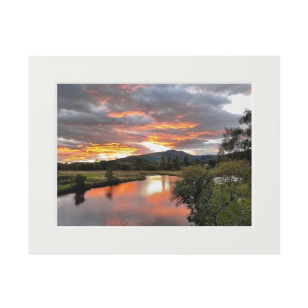 River Teith Reflections (Fine Art Paper Print)