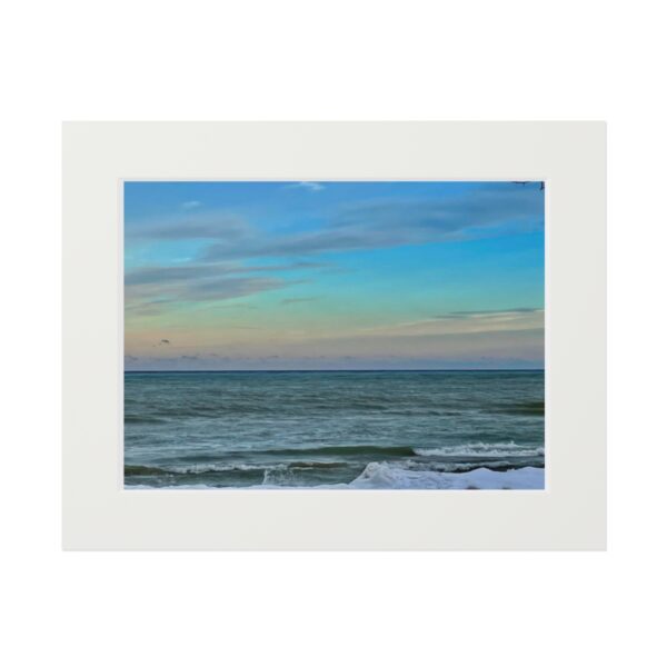 Winter Lake Hues (Fine Art Paper Print)