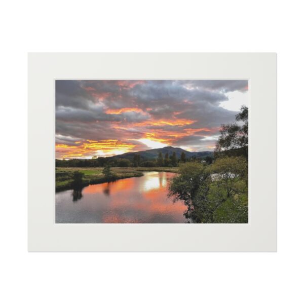 River Teith Reflections (Fine Art Paper Print) - Image 2