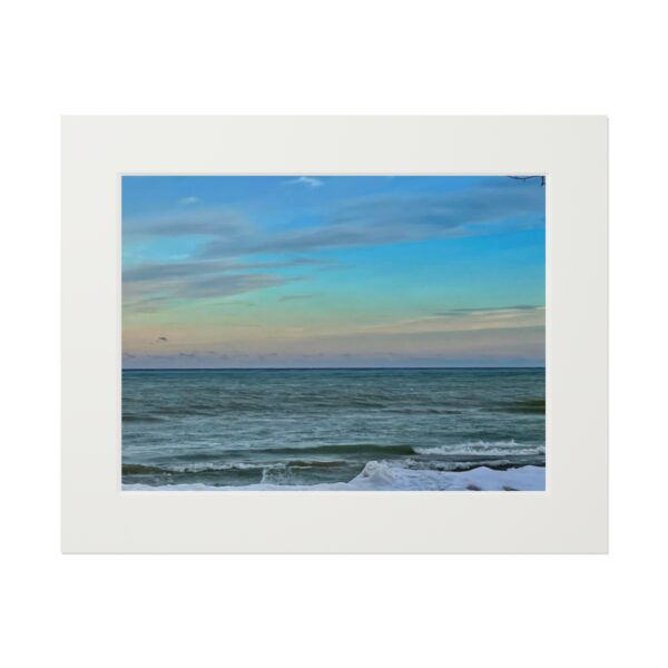 Winter Lake Hues (Fine Art Paper Print) - Image 2