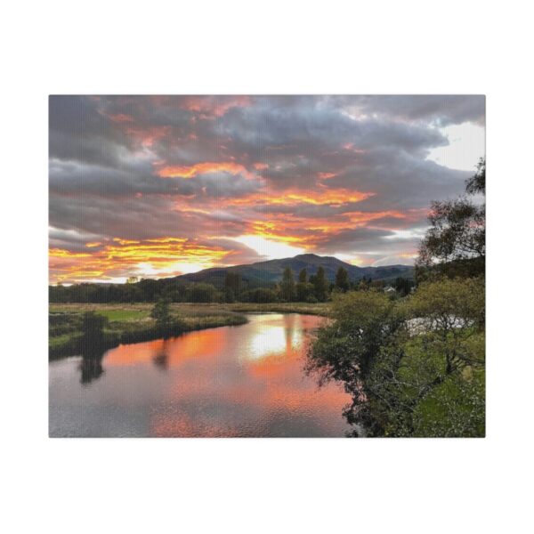 River Teith Reflections (Canvas) - Image 2