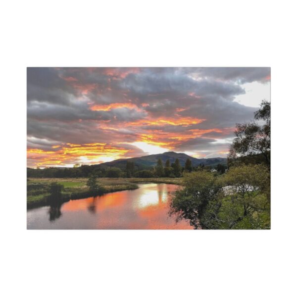 River Teith Reflections (Canvas) - Image 3