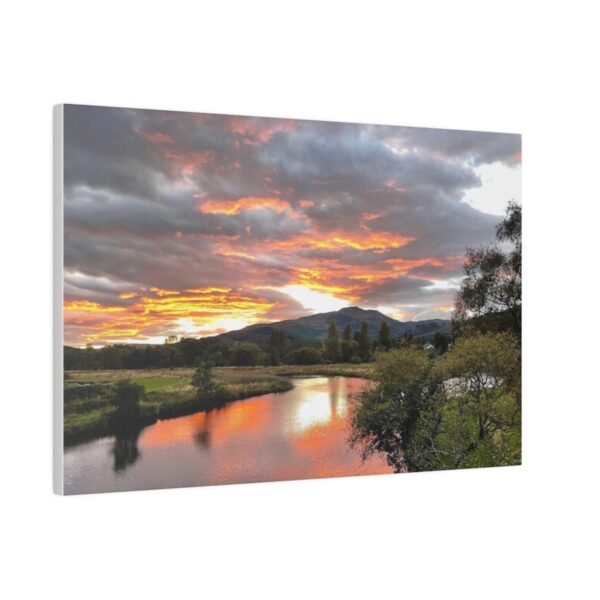 River Teith Reflections (Canvas) - Image 4